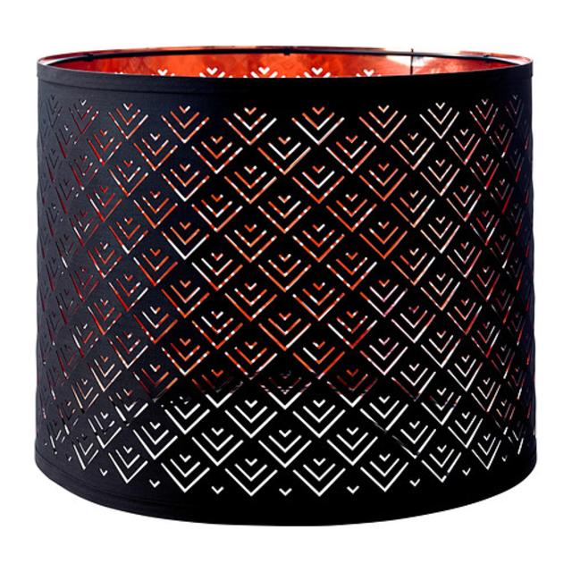 NYMÖ Lamp shade, black, copper color