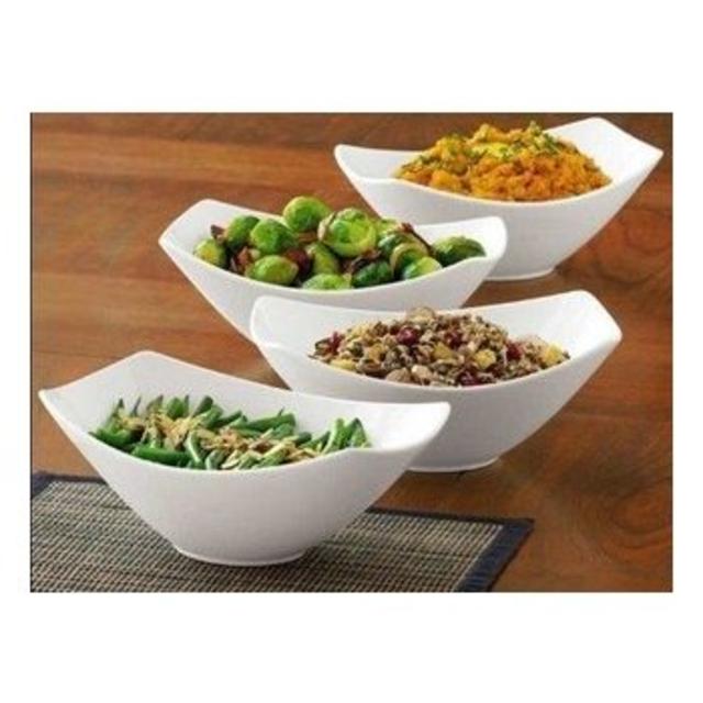 Porcelain Serving Bowl Set of 4
