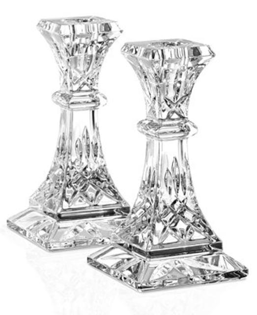 Gifts Lismore Candle Holders, Set of 2