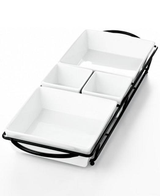 Whiteware Serveware 5pc Rectangular Server