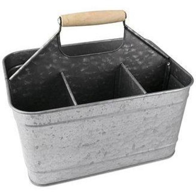 Artland Oasis Galvanized Tin Carry All Caddy