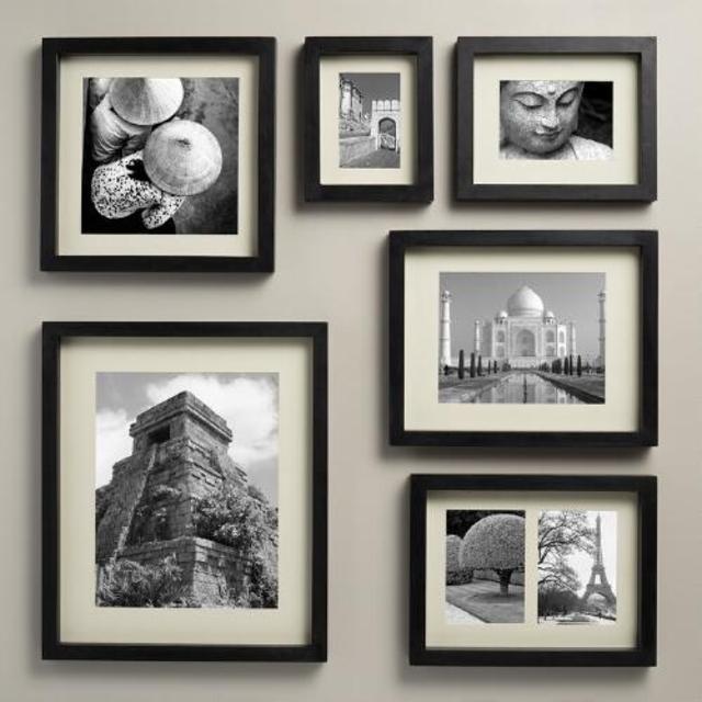 Black Wood Moda Wall Frame- All sizes :)