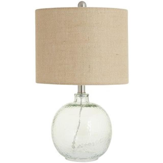 Coastal Recycled Glass Accent Lamp