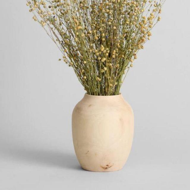 WHITE WALNUT PLUM VASE, MEDIUM