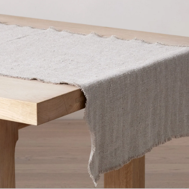 Double Weave Linen Table Runner