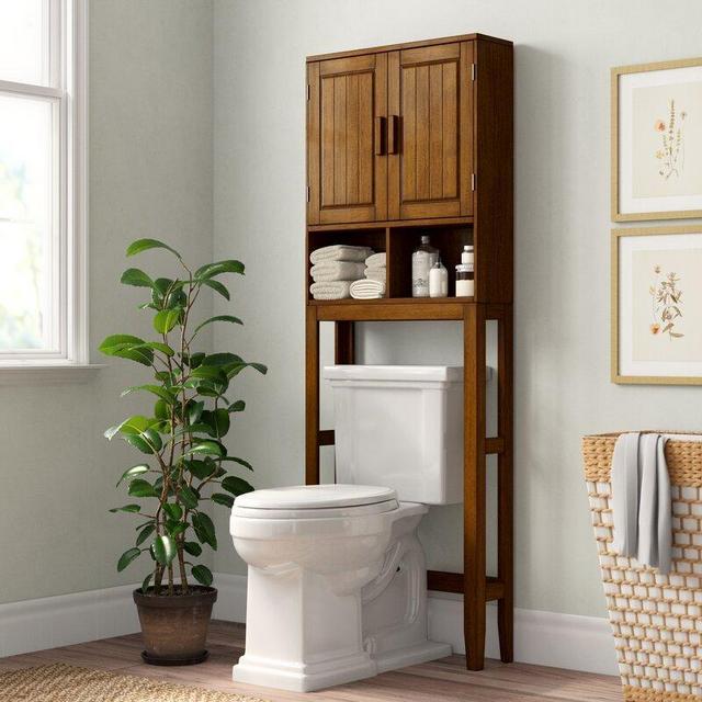 Free-Standing Over the Toilet Storage