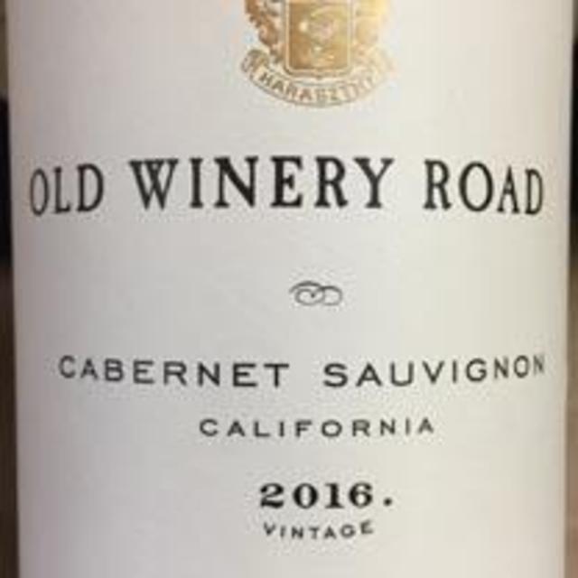 Old Winery Road Cabernet Sauvignon California 2016