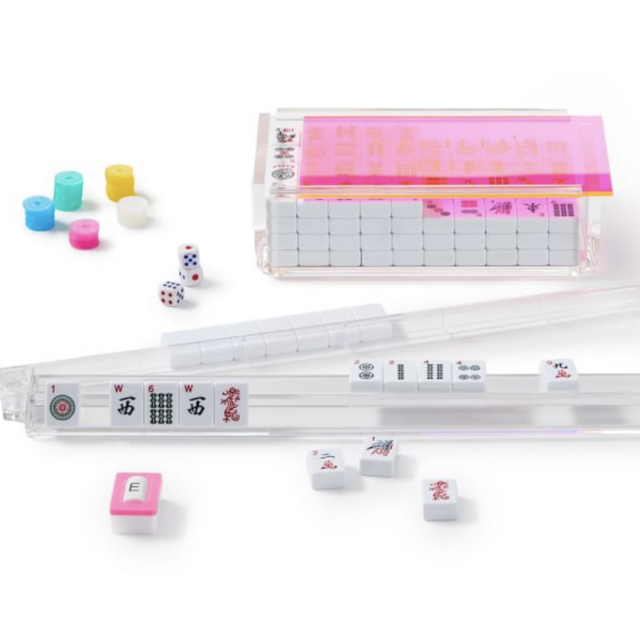 Acrylic Mahjong Game Set