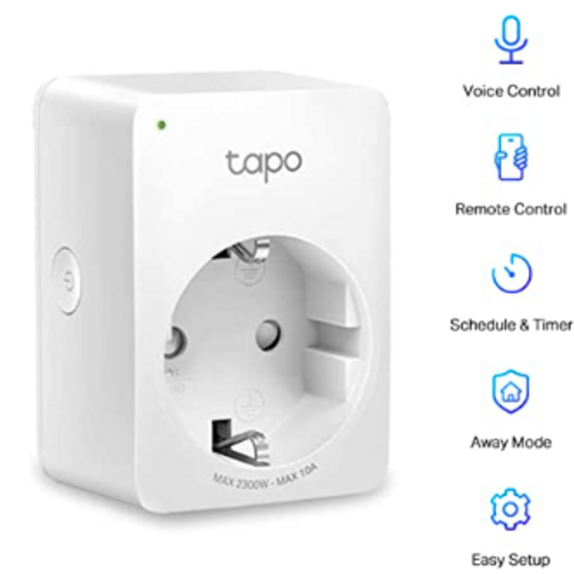 TP-Link Tapo WLAN Smart Socket, Smart Home WiFi Socket