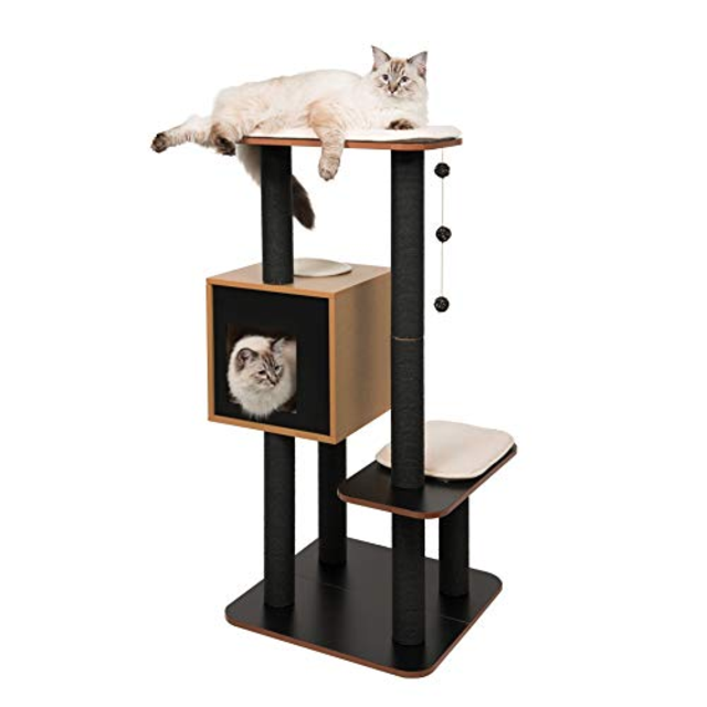 Vesper Cat High Tower in Black