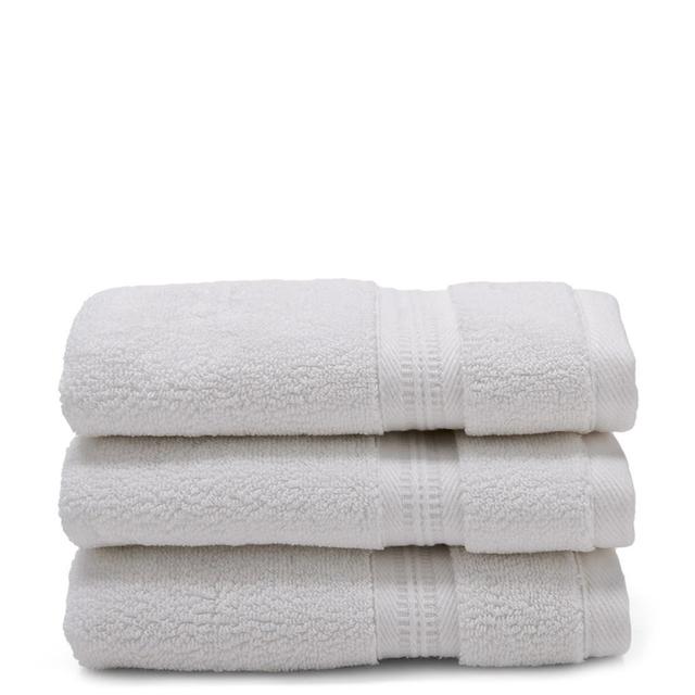 Benchmark Cotton Hand Towel in White