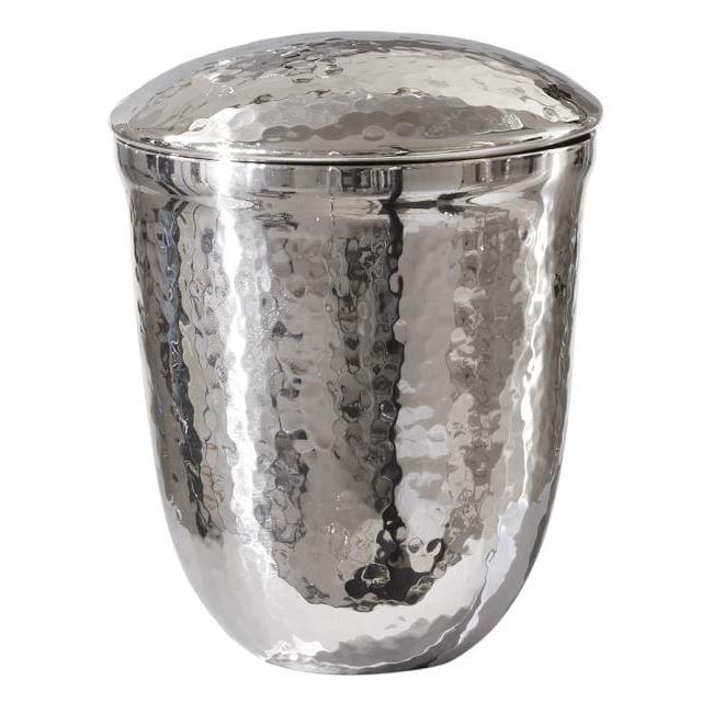 Hammered Nickel Medium Canister