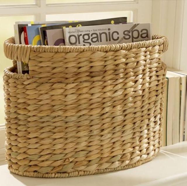Savannah Oval Magazine Basket