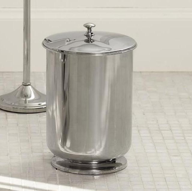 Mercer Lidded Trash Can