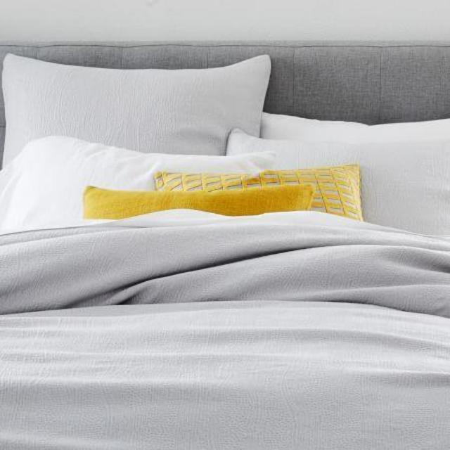 TENCEL Cotton Matelasse Duvet Cover & Shams