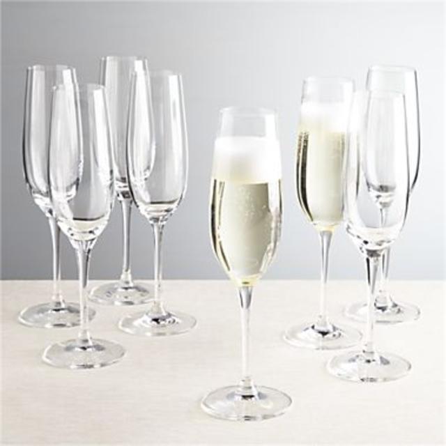 Set of 8 Viv Champagne Glasses