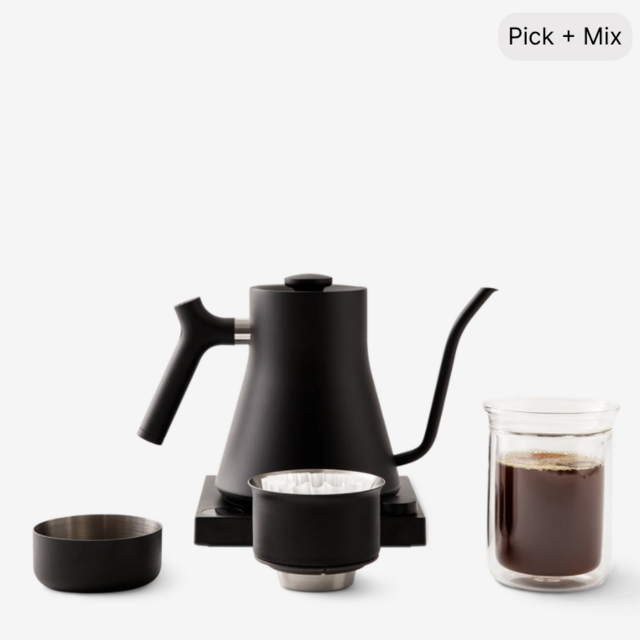 The Pour-Over Kit - Matte Black & Walnut