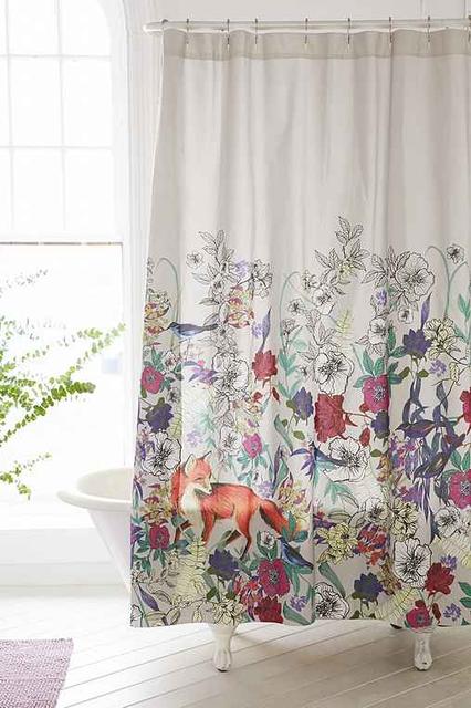 Plum & Bow Forest Critters Shower Curtain