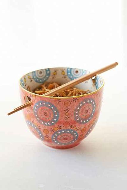 Medallion Noodle Chopsticks + Bowl