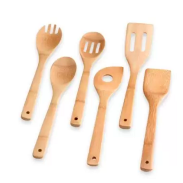 Totally Bamboo 6-Piece Bamboo Utensil Set