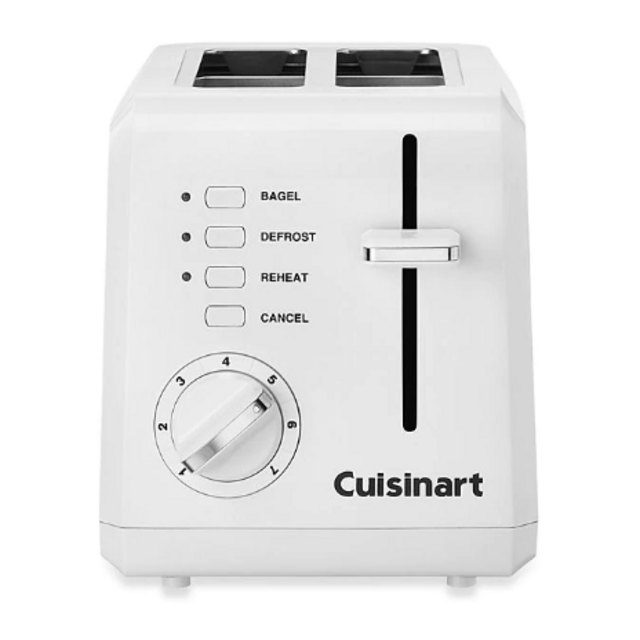 Cuisinart® Compact 2-Slice Toaster in White