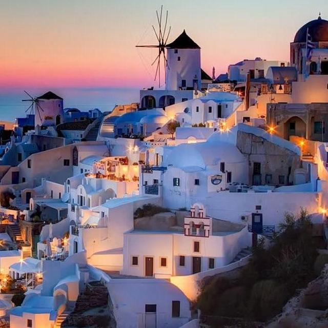 Dinner in Oia