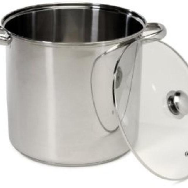 Excelsteel 16 Quart Stainless Steel Stockpot With Encapsulated Base