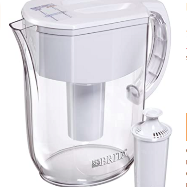 Brita Standard Everyday Water Filter Pitcher, White, Large 10 Cup
