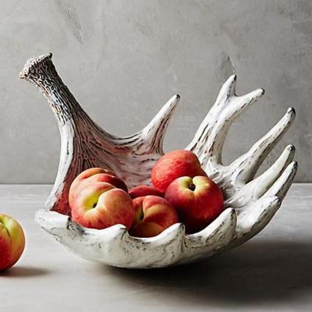 Cast Antler Bowl