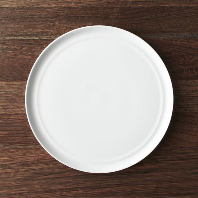 Set of 4 Hue White Dinner Plates