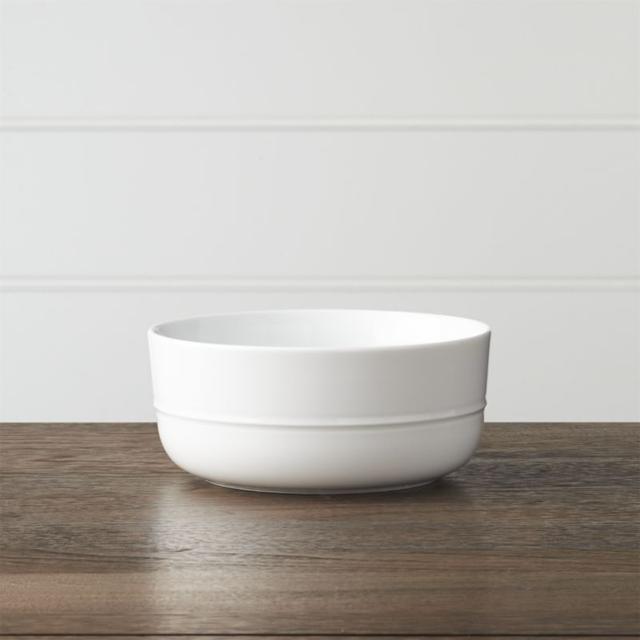 Set of 4 Hue Light Gray Bowls