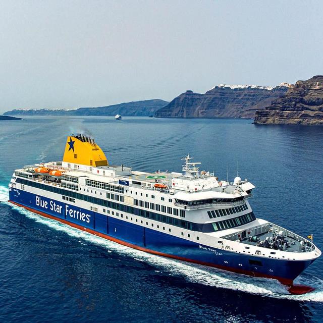 Ferry from Santorini to Athens