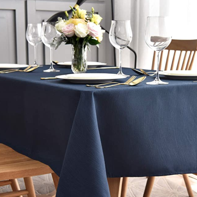 Navy Blue Tablecloth 60 x 84