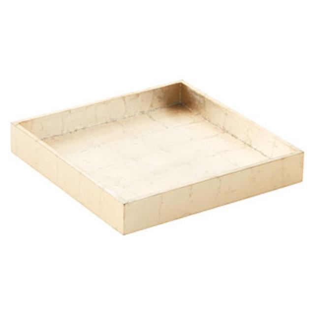 Gold Square Lacquered Serving Tray