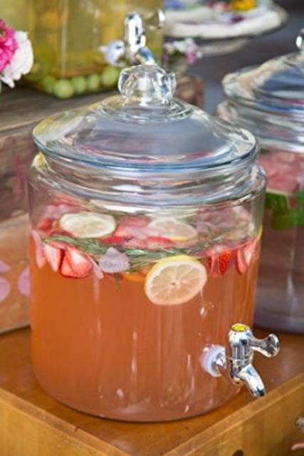 2-Gallon Heritage Hill Jar Beverage Dispenser with Spigot