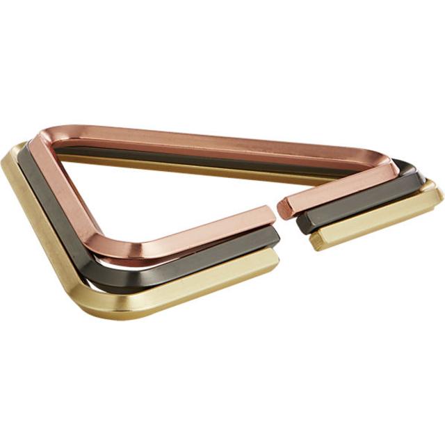 3-piece range metal trivet set