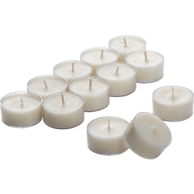 set of 12 citronella tea light candles