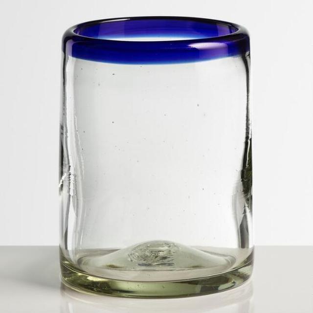 Blue Rocco Double Margarita Glasses Set of 4