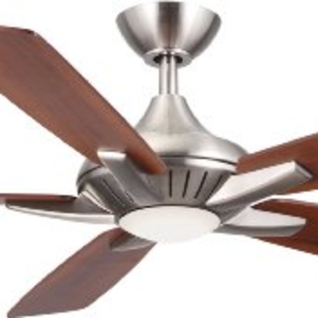 2 Minka Aire One Light LED Brushed Nickel Ceiling Fans