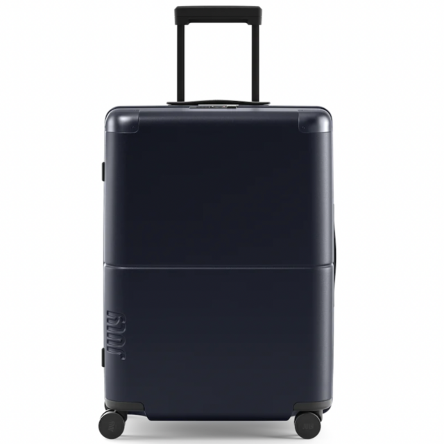 July Luggage Checked Plus - Color Navy