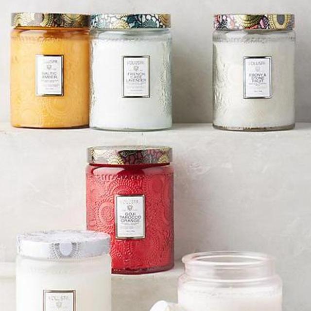 Voluspa Cut Glass Jar Candle