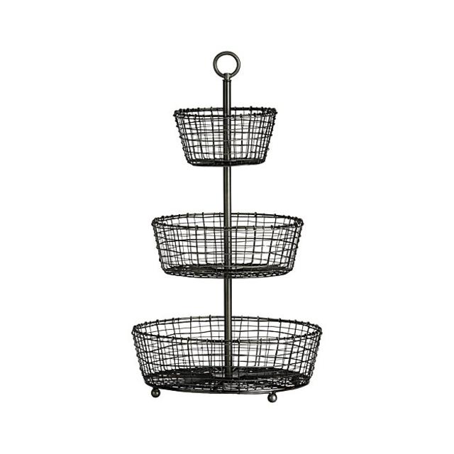 Rustic 3-Tier Fruit Basket