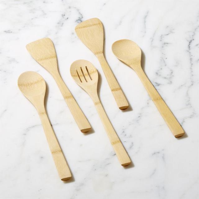 5-Piece Organic Bamboo Utensil Set