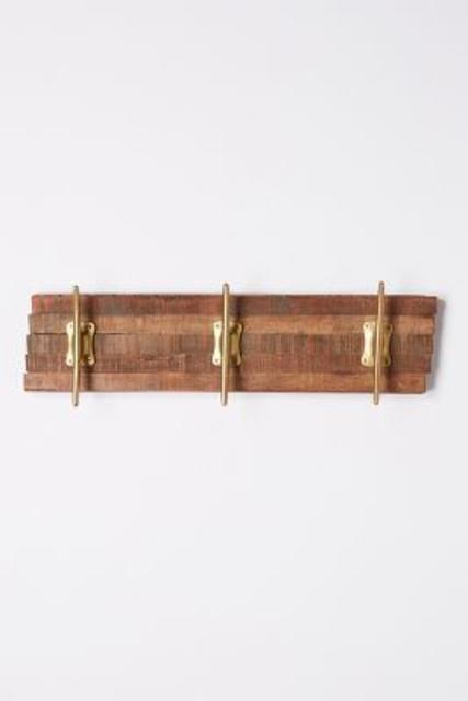 Reclaimed Wood Hook Rack