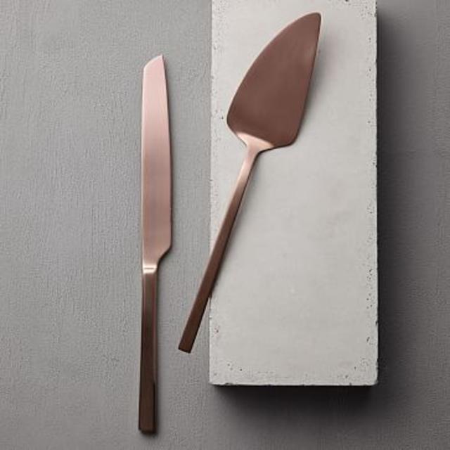 Copper Cake + Knife Set