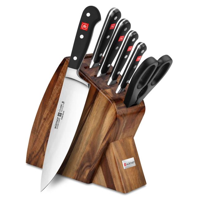 Wusthof Classic Slim Knife Block Set 7-piece Acacia