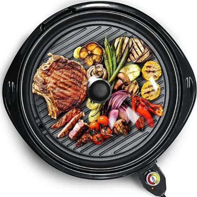 Smokeless Indoor Electric Grill, PFOA Free