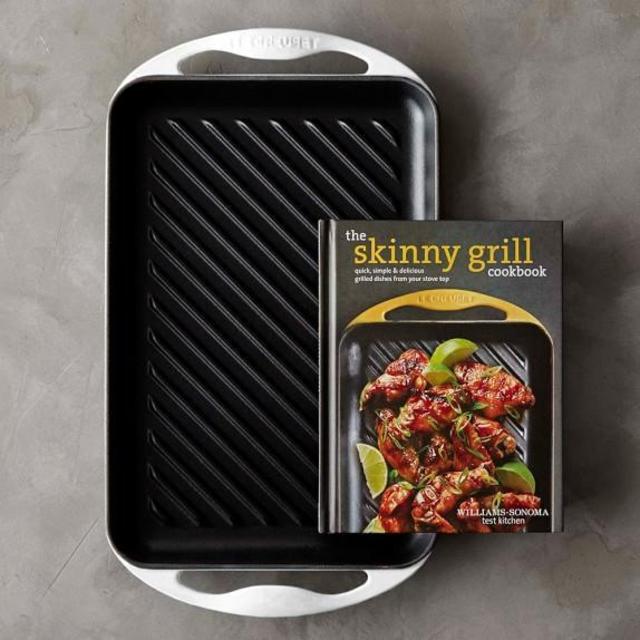 Le Creuset Cast-Iron Rectangular Skinny Grill