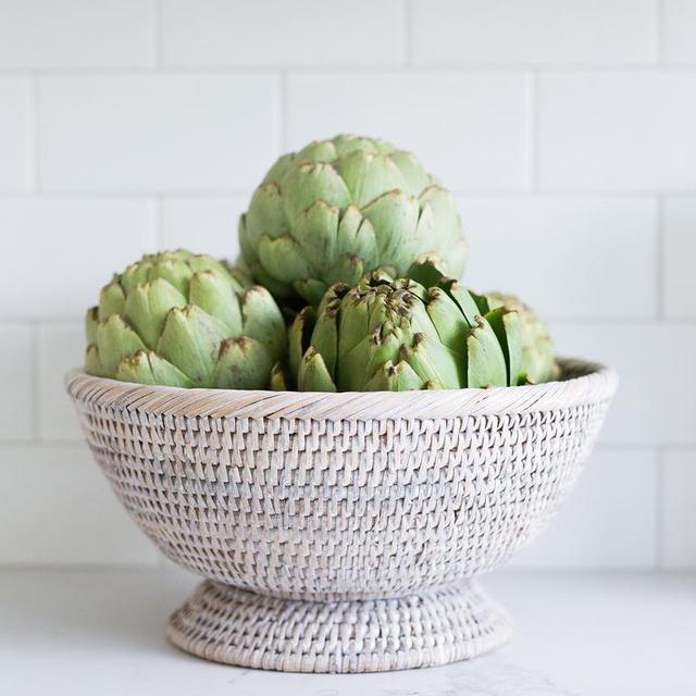 Woven Pedestal Bowl