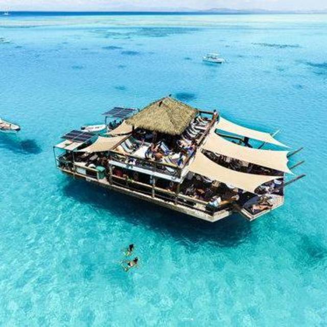 Afternoon on a Floating Bar in Fiji